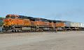 BNSF 7745 roars through Dilworth, MN